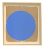 Cobalt Blue Moon Circle Print