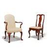 Queen Anne Style Mahogany Dining / Arm Chair