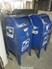 mailboxes US street blue
