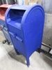 mailboxes US street painted blue #1