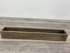 Light Brown Rectangular Wooden Box