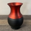 Orange and Black Vase