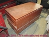 construction toolbox metal muted brown