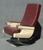 Seat - VIP - CC - Single, Swivel - Red vinyl