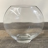 Glass Flat Oval Vase D