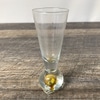 Yellow Bubble Cone Bud Vase