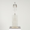 Modern Stacked Lucite Table Lamp