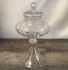 Tall Glass Apothecary Jar
