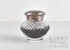 Glass Inkwell w/ Silver Top