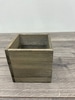 Light Brown Square Wooden Box