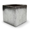 Vase; Silver Cube
