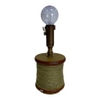 Table Lamp Base; vintage, spool of thread,