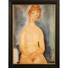 Framed  Seated Nude Print