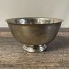 Silver Ribbed Footed Bowl