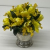 SILK Yellow Tulips Arrangement