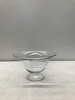Cleared Glass Footed Bowl