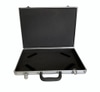Briefcase; Aluminum, silver tone,