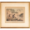 Throwing the Spear " Framed Print