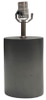 Lamp Table Base; solid bronzed oval base, short #1
