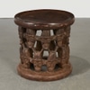 Old African Tribal Carved Wood Chief's Stool