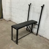 Sturdy Black Metal Workout Bench