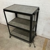 Three-Tier Metal Utility Cart on Wheels