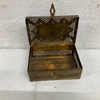 Vintage Brass Coal Box with Handle