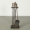 Vintage Owl Fireplace  Tools & Stand