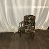 Floral Fabric Padded Armchair