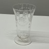 Small Etched Crystal Vases