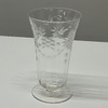Small Etched Crystal Vases