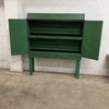 Vintage Green Wooden Newsstand