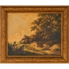 Antique Oil Painting of the Edge of the Woods