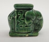 Toothpick Holder, Green Elephant