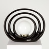 Vintage Deco Style Black Ceramic Table Lamp