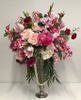 Pink and Magenta Pedestal Arrangements