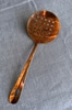 Round Skimmer Spoon in Copper Plate