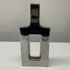 Modern silver vase