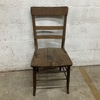 Antique Wooden Ladderback Chair