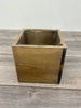 Light Brown Square Wooden Box
