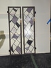 (2) 19.5"x75" Stain Glass Windows