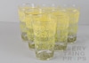 Set of 6 Decorative Drinking Glasses