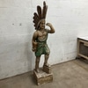 Antique Wooden Indian Statue