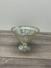 Vintage Silver Decorative Pedestal Bowl