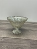 Vintage Silver Decorative Pedestal Bowl