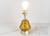 Amber Glass Table Lamp