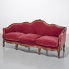 Antique Louis XV Style Beechwood Canape / Sofa
