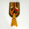 Vintage Swedish Abstract Wool Rya Wall Tapestry