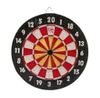 Game Board, 2-1 Dart Board, Black, Yellow, White, and Red