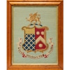 Vintage Needlepoint Coat of Arms